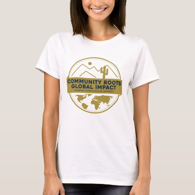 Camiseta Valores centrales de PIA - Conciencia (Anverso)