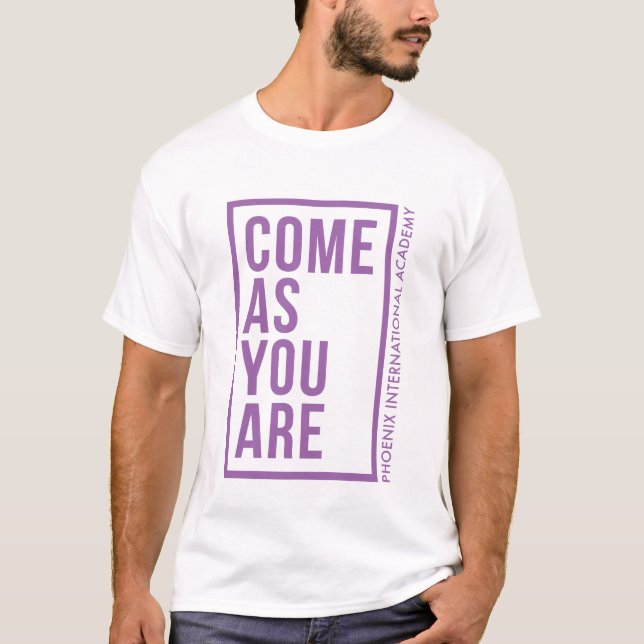 Camiseta Valores centrales de PIA - Pertenencia (Anverso)