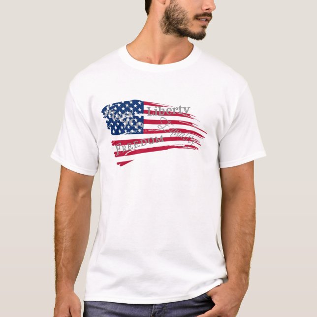 Camiseta Valores de Estados Unidos (Anverso)