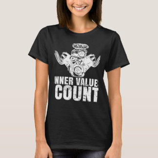 Camiseta Valores internos Cuenta coches Vehículo Mecánico t