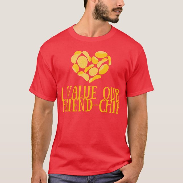 Camiseta Valoro nuestra amistad divertida (Anverso)