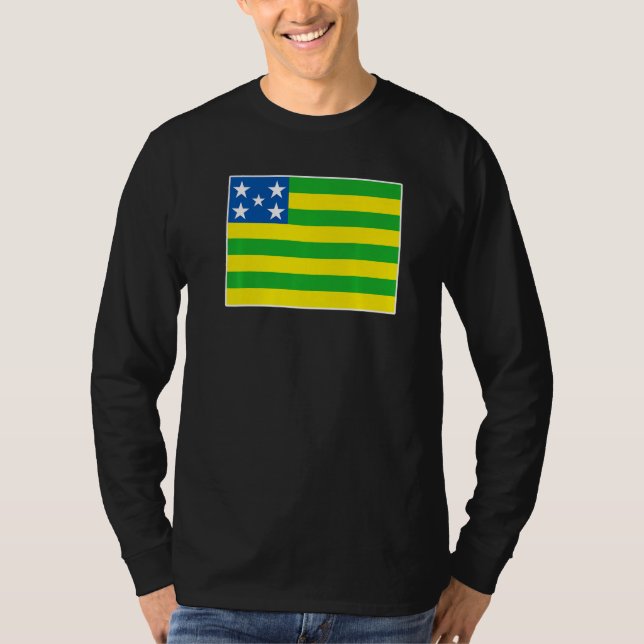 Camiseta Valparaíso de Goiás Flag National pride  Souvenir (Anverso)