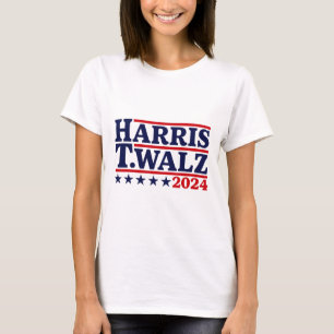 Camiseta Vals 2024 Elecciones Kamala Harris Tim Waltz 2024