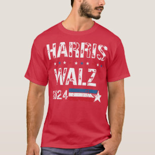 Camiseta Vals 2024 Elecciones Kamala Tim Waltz 2024 TShirt