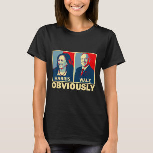 Camiseta Vals 2024 Obviamente Tim Walz Kamala Harris 2024