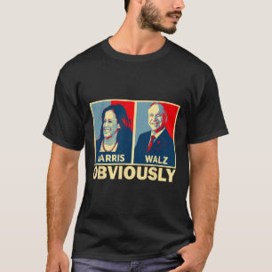 Camiseta Vals 2024 Obviamente Tim Walz Kamala Harris 2024