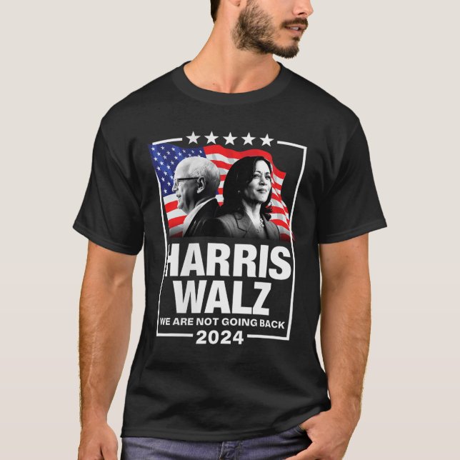 Camiseta Vals No Volveremos Kamala Harris 2024 1 (Anverso)