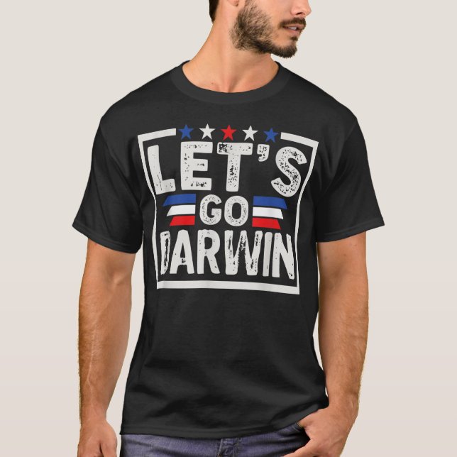 Camiseta Vámonos Darwin Divertido sarcástico vámonos Darwin (Anverso)
