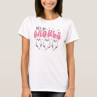 Camiseta "Vámonos Fantasmas" Diseño de fantasmas adorables