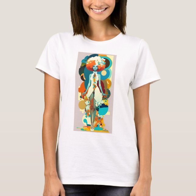 Camiseta ¡Vámonos locos, nena! He aquí a esta dama graciosa (Anverso)