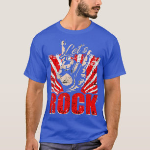 Camiseta Vámonos Rock Música Vintage Rock And Roll Amantes