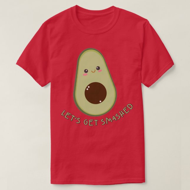 Camiseta vamos a aplastar aguacate 2 (Diseño del anverso)
