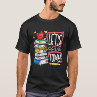 Camiseta Vamos a Aprender Hoy De Regreso a la Escuela Estud