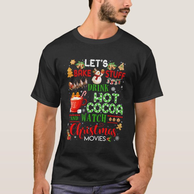 Camiseta Vamos A Bake Stuff Bebe Navidades De Hot Cocoa Wat (Anverso)