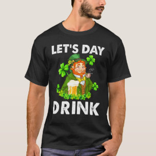 Camiseta Vamos a beber cerveza de día Leprechaun feliz San
