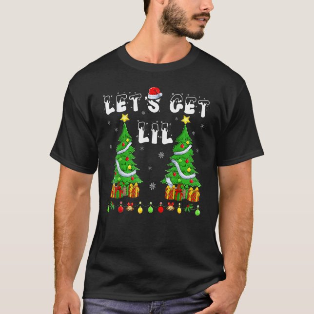 Camiseta Vamos a beber luz de Santa Hat Navidades (Anverso)