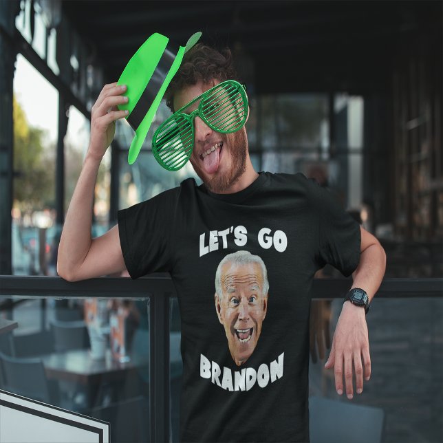 Camiseta VAMOS A BRANDON BIDEN FUNNY FACE Anti Biden (Subido por el creador)