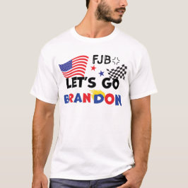 Camiseta VAMOS A BRANDON con el pelo de TRUMP