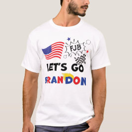 Camiseta VAMOS A BRANDON con el pelo de Trump