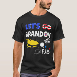 CAMISETA VAMOS A BRANDON CON TRUMP