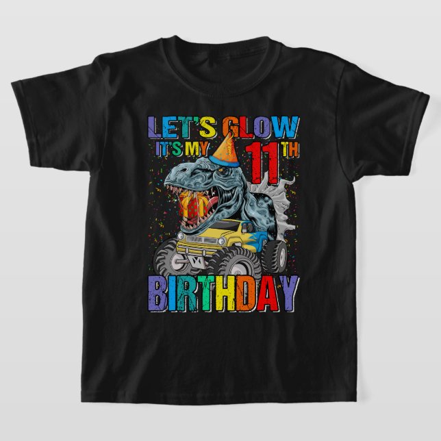 Camiseta Vamos a brillar Fiesta 11 es mi cumpleaños Monster (Distribución)