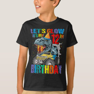 Camiseta Vamos a brillar Fiesta 12 es mi cumpleaños Monster