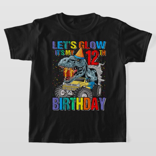 Camiseta Vamos a brillar Fiesta 12 es mi cumpleaños Monster (Distribución)