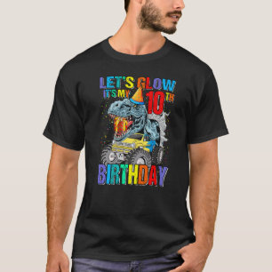 Camiseta Vamos a brillar Fiesta Es Mi 10 cumpleaños Monster