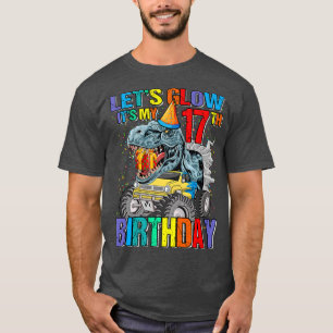 Camiseta Vamos a brillar Fiesta es mi 17 cumpleaños Monster