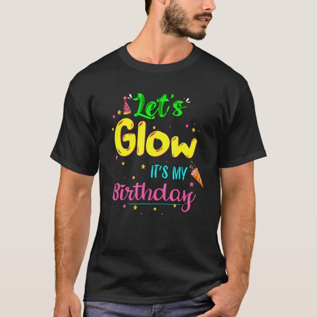 Camiseta Vamos a brillar Fiesta es mi cumpleaños (Anverso)