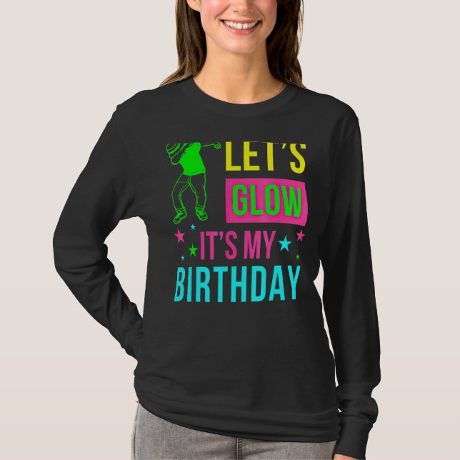 Camiseta Vamos a brillar Fiesta es mi cumpleaños (Anverso)