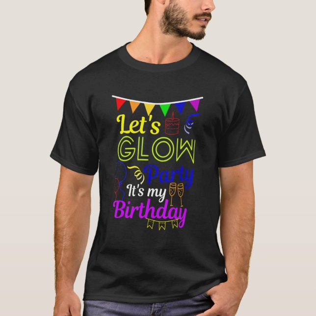 Camiseta Vamos a brillar Fiesta es mi cumpleaños 1 (Anverso)