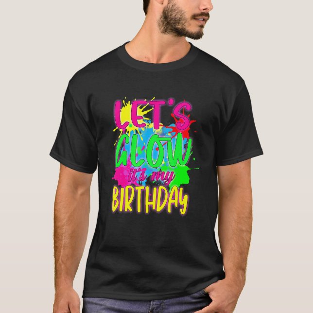 Camiseta Vamos a brillar Fiesta es mi fiesta de cumpleaños  (Anverso)