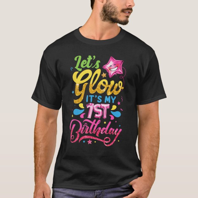 Camiseta Vamos a brillar, son mis Chicas de primer cumpleañ (Anverso)