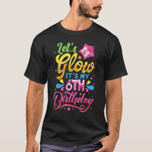 Camiseta Vamos a brillar son mis hijos de sexto cumpleaños 