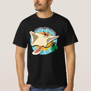 Camiseta Vamos a buscar nueces - ardilla voladora