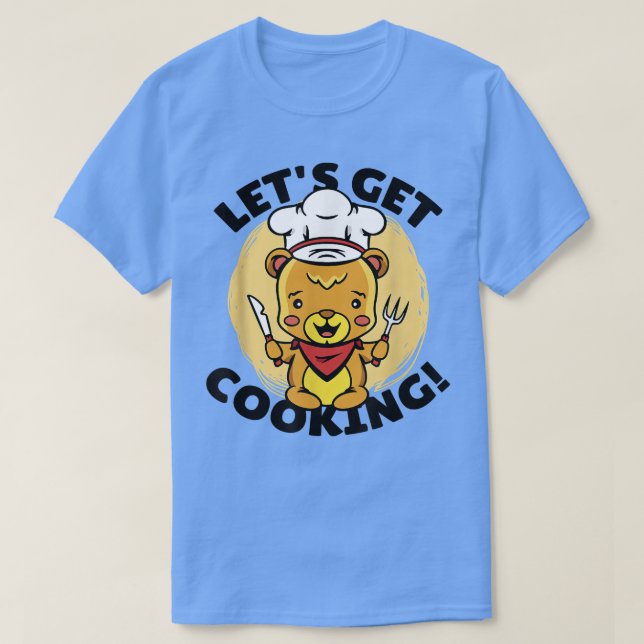 Camiseta Vamos a cocinar oso (Diseño del anverso)