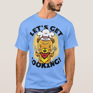 Camiseta Vamos a cocinar oso