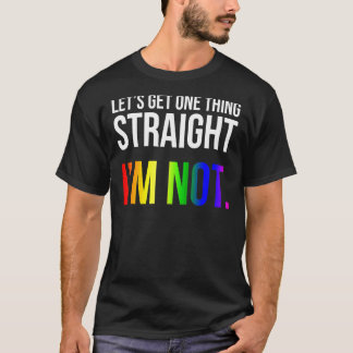 Camiseta Vamos a conseguir algo directo No soy Lgbt Rainbow