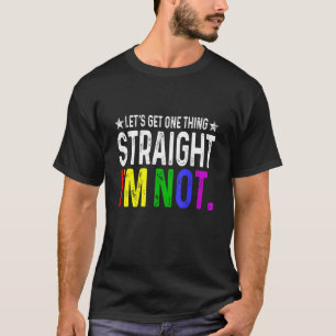 Camiseta Vamos a conseguir algo directo No soy Lgbt Rainbow