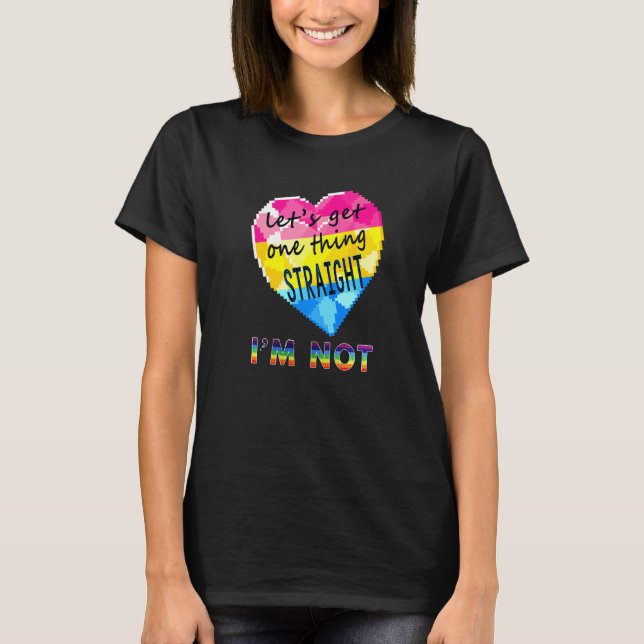 Camiseta Vamos a conseguir algo directo que no soy gay Prid (Anverso)