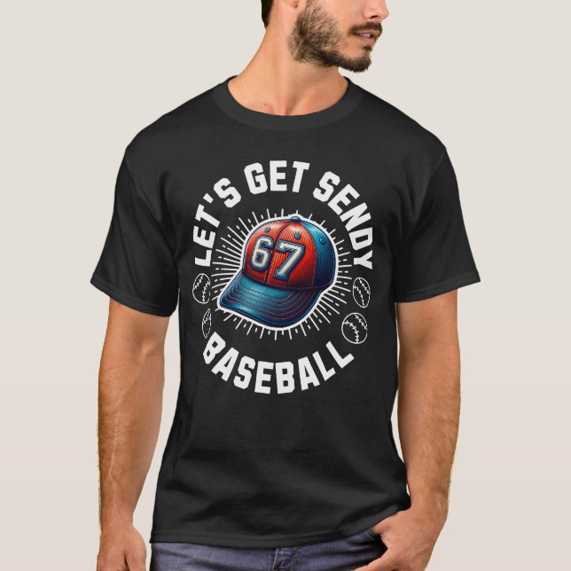 Camiseta Vamos a conseguir béisbol de moda (Anverso)