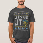 Camiseta Vamos a conseguir el judío Lit Chanukah Dreidel Ha<br><div class="desc">Obtengamos al judío judío Lit Chanukah Dreidel Hannukah.</div>