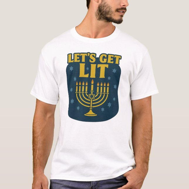 Camiseta Vamos a conseguir Lit Hanukkah (Anverso)