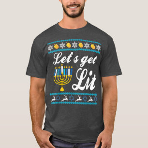 Camiseta Vamos a conseguir Lit Hanukkah Jew Menorah Jewish