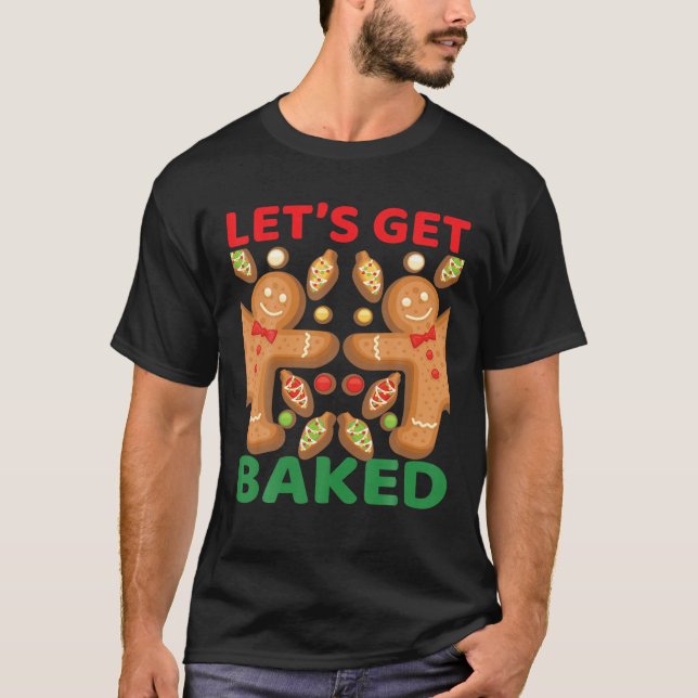 Camiseta Vamos a conseguir Navidades al horno Gingerbread C (Anverso)
