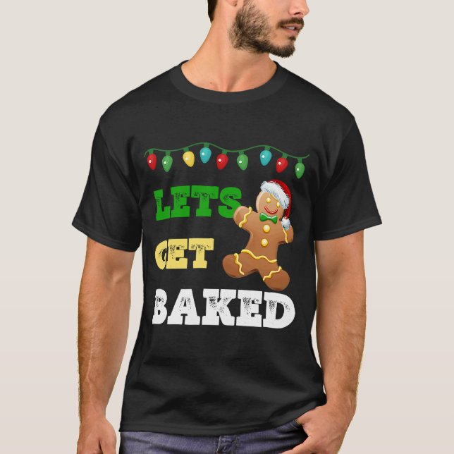 Camiseta Vamos a conseguir Navidades de pan de jengibre al  (Anverso)