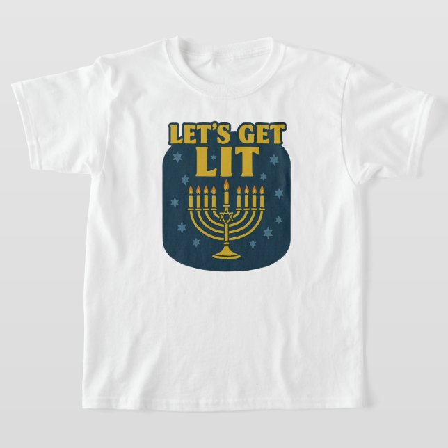 Camiseta Vamos a conseguir niños de Lit Hanukkah' (Distribución)