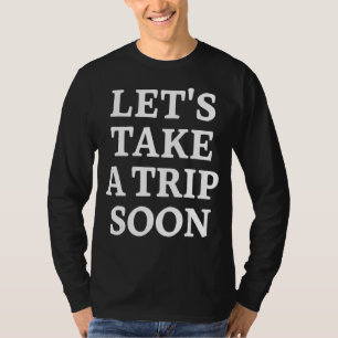 Camiseta Vamos a dar un paseo en la playa de moda estética