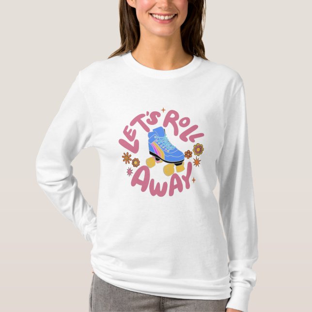 Camiseta Vamos a eliminar los patines de patinaje (Anverso)